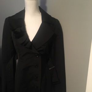 Black trench coat